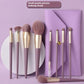 Makeup Brush Suit 9 Pcs with Soft Eye Shadow and Powder Brushes for Beauty - makeup brush suit soft hair eye shadow