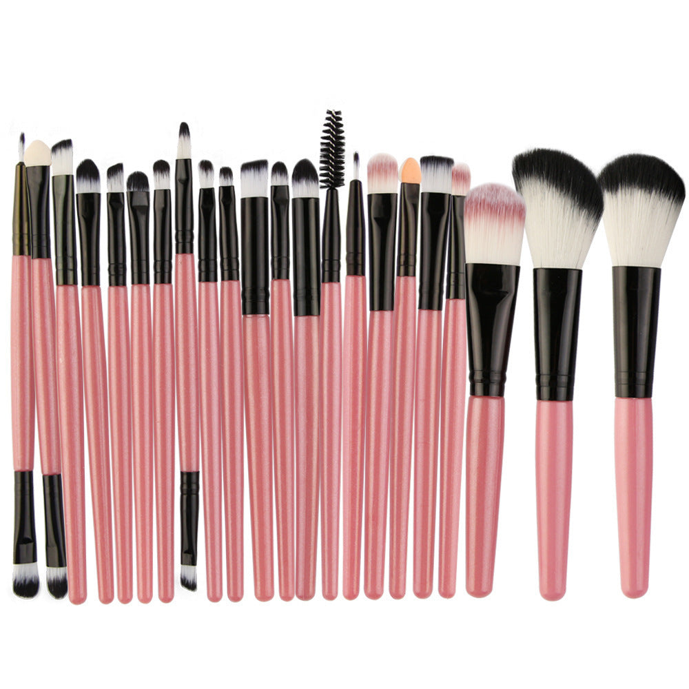 Makeup Eyeshadow Brush Set with Aluminum Handle and Fiber Wool Brushes Suit Beauty - for eyeshadow brush set makeup