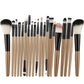 Makeup Eyeshadow Brush Set with Aluminum Handle and Fiber Wool Brushes Suit Beauty - for eyeshadow brush set makeup