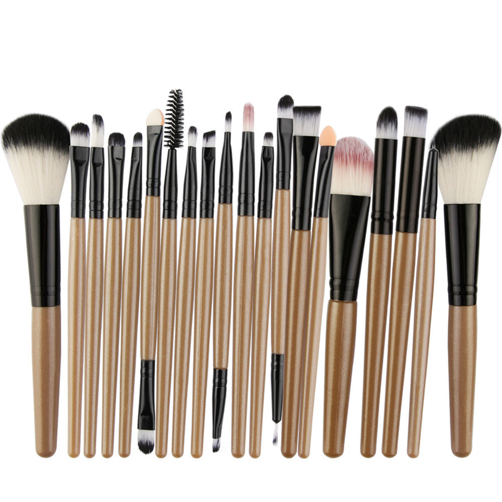 Makeup Eyeshadow Brush Set with Aluminum Handle and Fiber Wool Brushes Suit Beauty - for eyeshadow brush set makeup