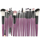 Makeup Eyeshadow Brush Set with Aluminum Handle and Fiber Wool Brushes Suit Beauty - for eyeshadow brush set makeup