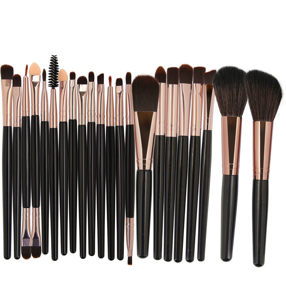 Makeup Eyeshadow Brush Set with Aluminum Handle and Fiber Wool Brushes Suit Beauty - for eyeshadow brush set makeup