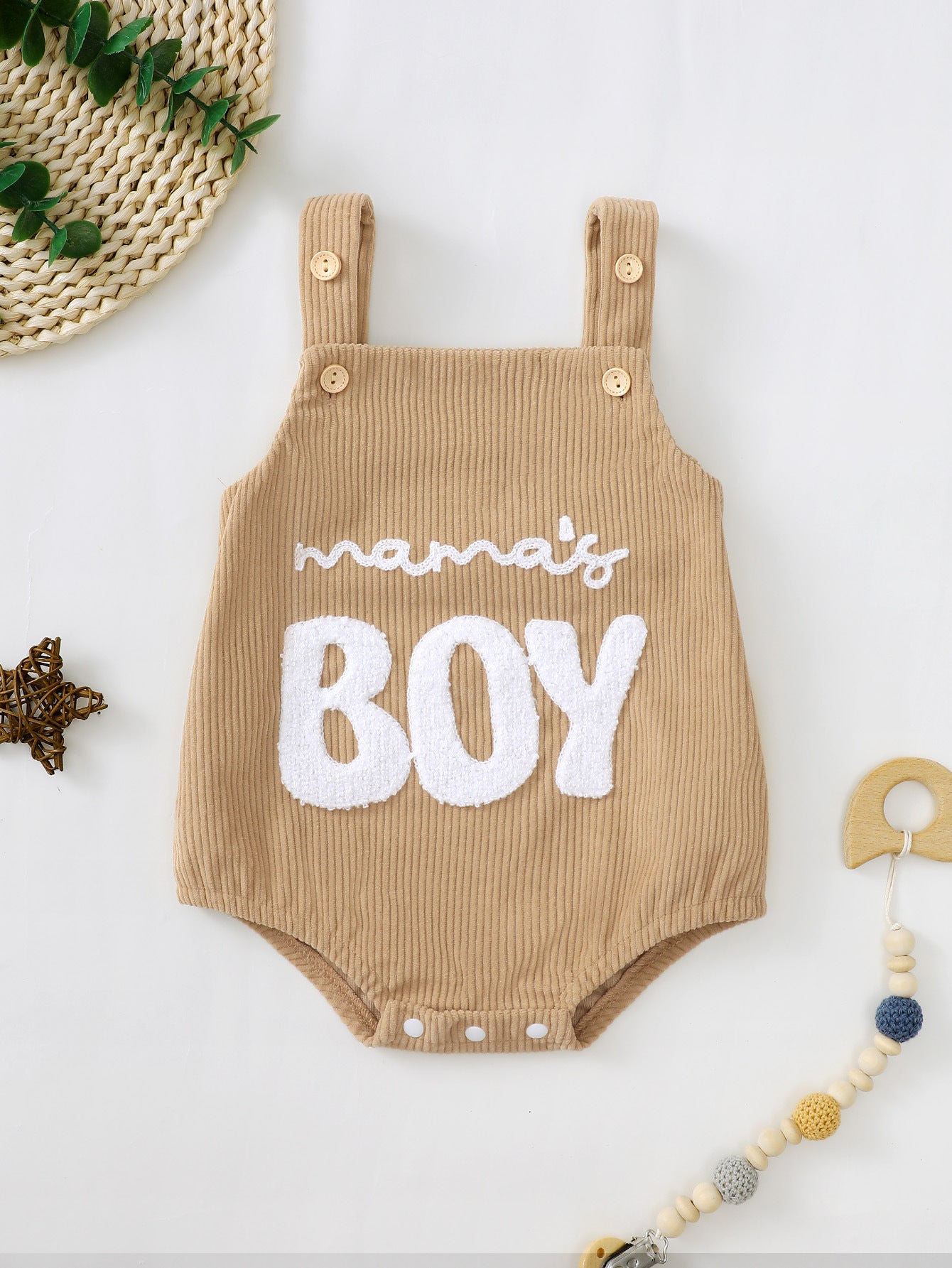 Male And Female Baby Corduroy Suspender Towel Embroidery - Suspenders for Tiny Fashionistas Cutest Towel Ever