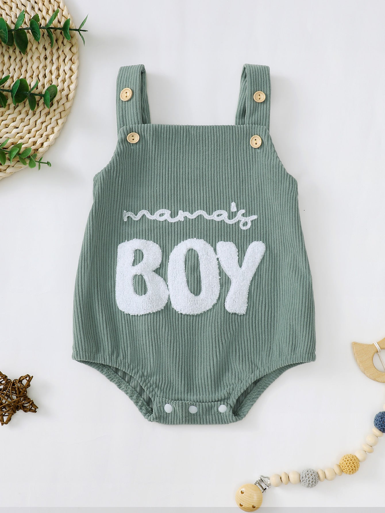 Male And Female Baby Corduroy Suspender Towel Embroidery - Suspenders for Tiny Fashionistas Cutest Towel Ever