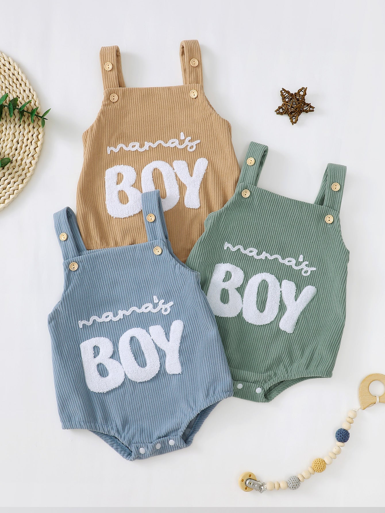 Male And Female Baby Corduroy Suspender Towel Embroidery - Suspenders for Tiny Fashionistas Cutest Towel Ever