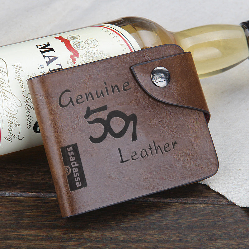 Male PU Leather Wallet for Men with Multiple Compartments in the United States - Men’s Wallet: Where Style Meets
