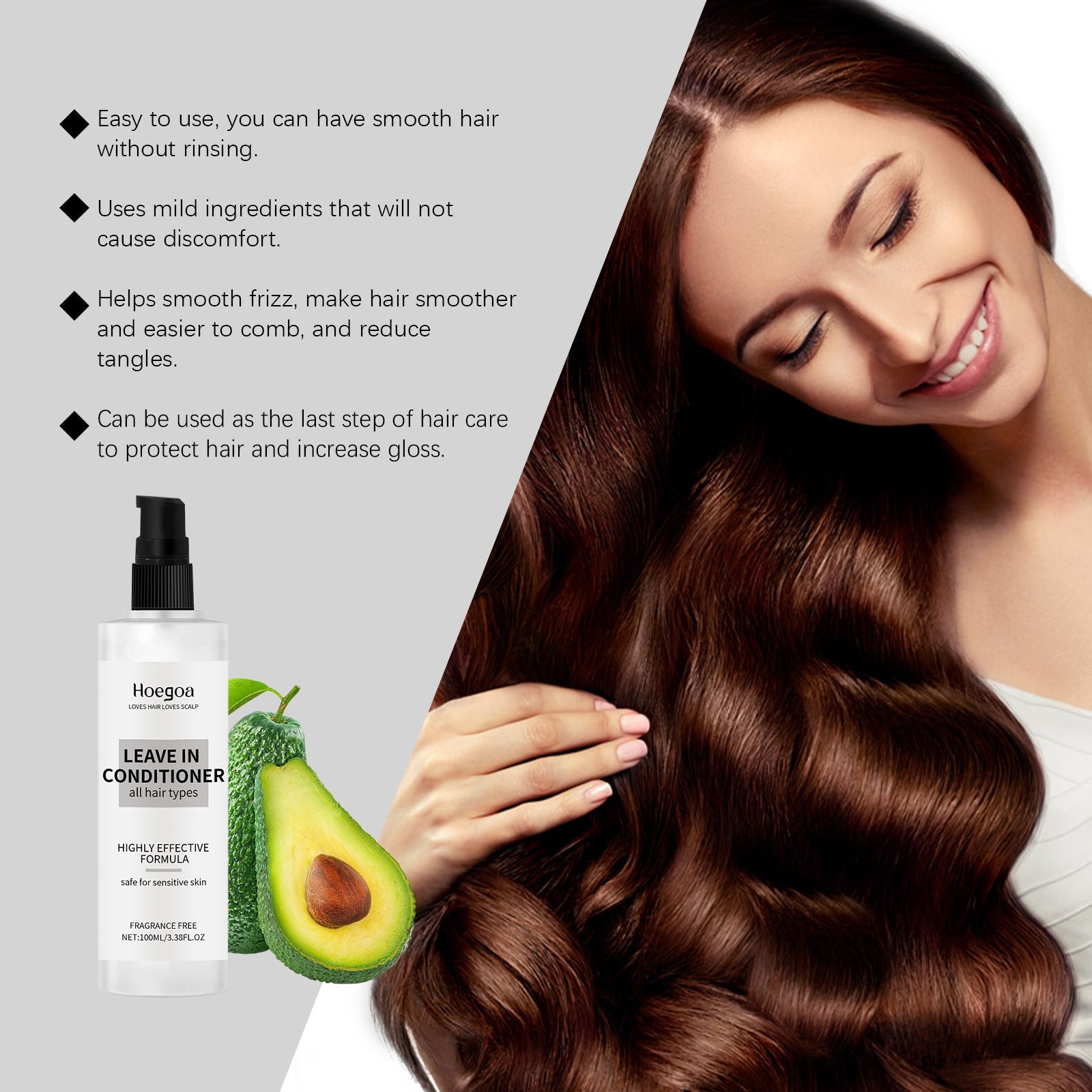Manic Hair Care Leave-In Conditioner Nourishing Brightening 100ml - Teleplus manic hair care nourishing brightening