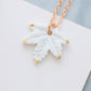 Maple Leaf Simple Original Mori Style Necklace S925 Silver Clavicle Chain Girl Sweet Accessory Cute Couple Gift - Maple