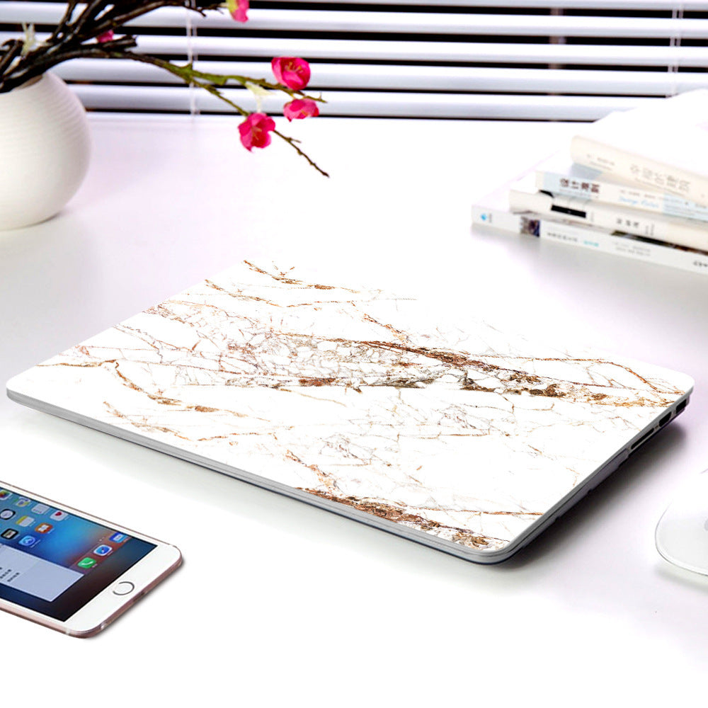 Marble Notebook Plastic Computer Case - Make Your Touch Bar Jealous with Our Colorful Stone Case