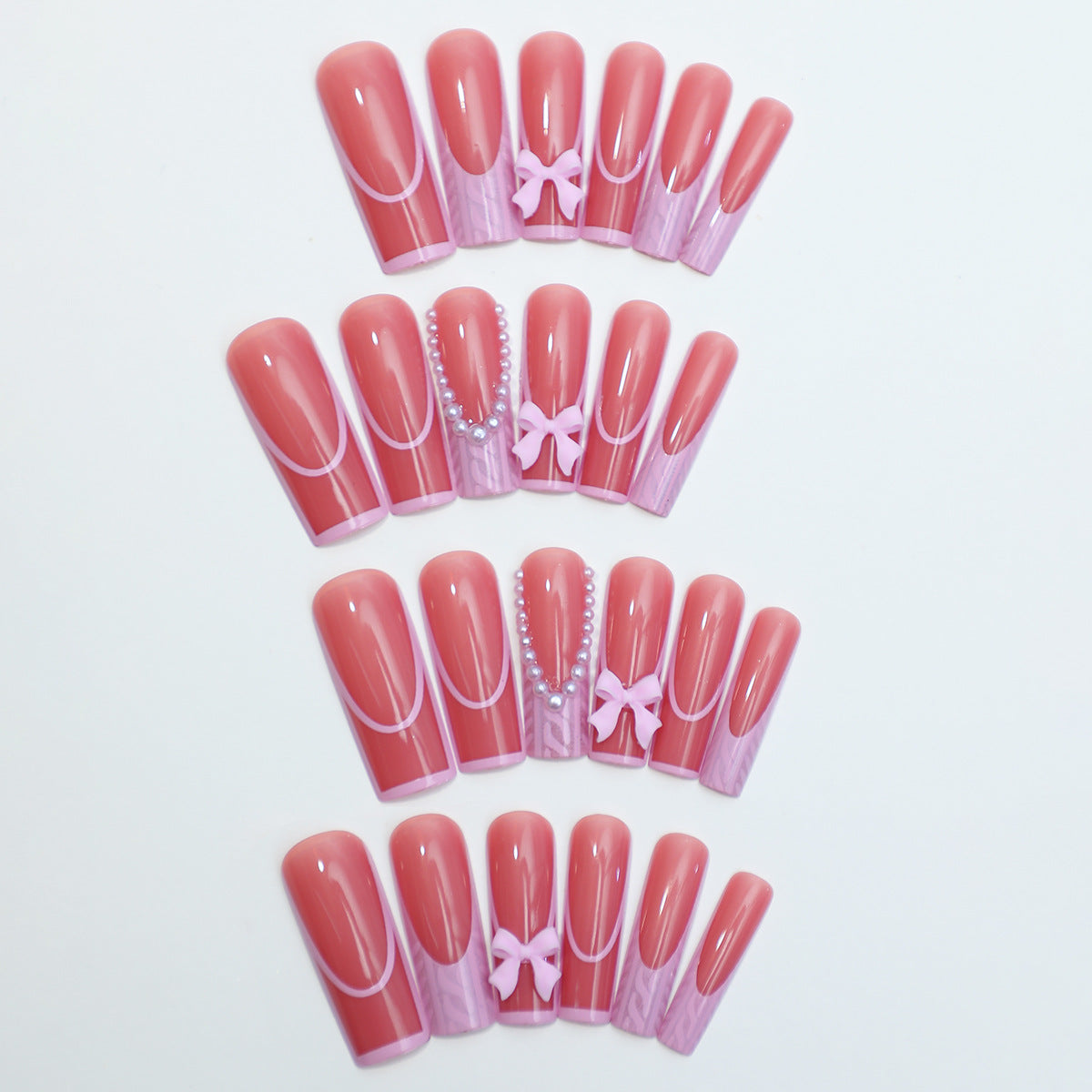 Marble XD-93-16 Ladies Wearable Pipe Wear Nail Sticker Set - Teleplus Water lengthened water pipe wear nail