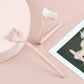 Marian Eyelash Curler Set with ABS Stainless Steel and Silicone in Pink - Curl Up Flutter Beauty Tool marian eyelash