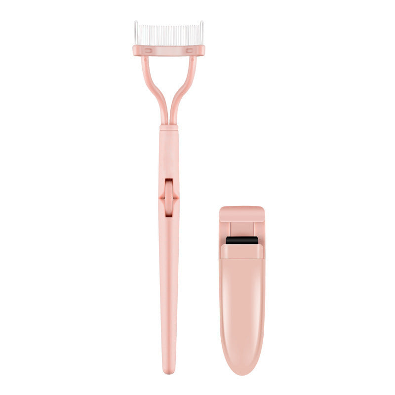 Marian Eyelash Curler Set with ABS Stainless Steel and Silicone in Pink - Curl Up Flutter Beauty Tool marian eyelash