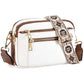 Matching Multifunctional Zipper Crossbody Bag with Cow Color Variations - cow color matching multifunctional zipper