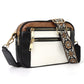 Matching Multifunctional Zipper Crossbody Bag with Cow Color Variations - cow color matching multifunctional zipper