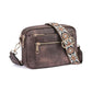 Matching Multifunctional Zipper Crossbody Bag with Cow Color Variations - cow color matching multifunctional zipper