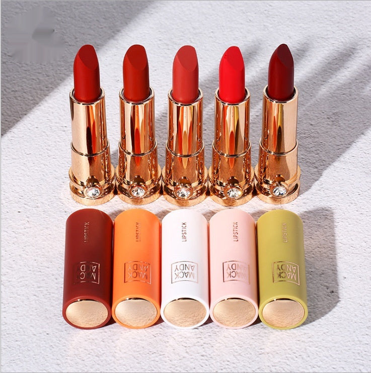 Matte Lipstick Set 5 Colors Long Lasting Waterproof Makeup for All Skin Tones - matte lipstick set colors long lasting