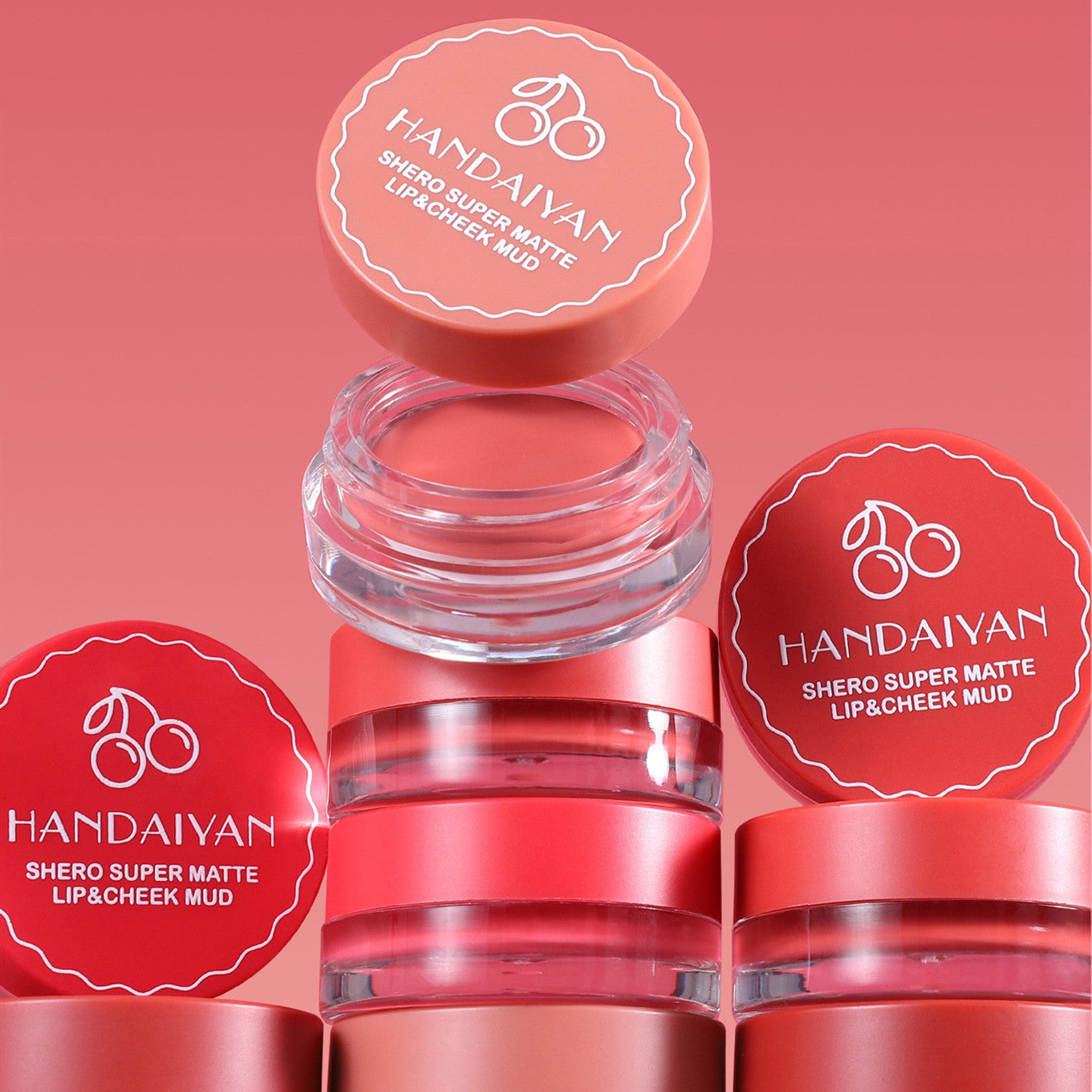 Matte Long-Lasting Lipstick Dual-Use for Lips and Cheeks in Strawberry Nude - Teleplus matte long-lasting lipstick long