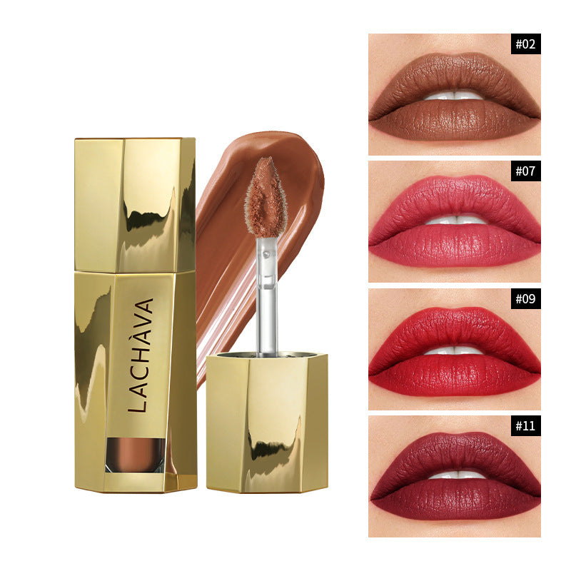 Matte Moisturizing Lip Lacquer for Nude and Natural Colors - Teleplus matte moisturizing lip lacquer nude