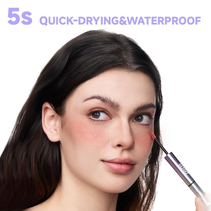 Matte Powder Blush Stick Long Lasting Cream Rouge Pen for All Skin Types - Teleplus blush stick long lasting