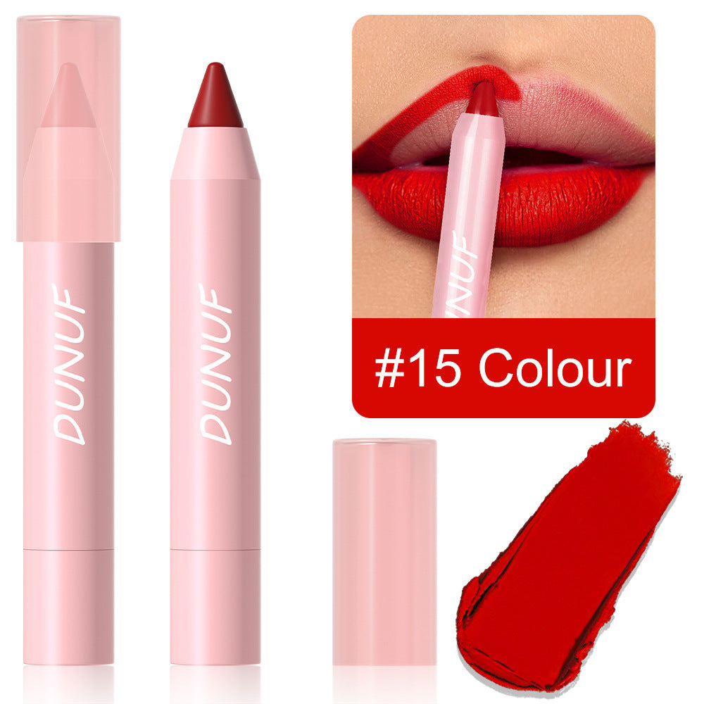 Matte Velvet Lipstick Dunuf18 Color for Easy Application and Bold Look - Teleplus Looks makeup dunuf18 color matte