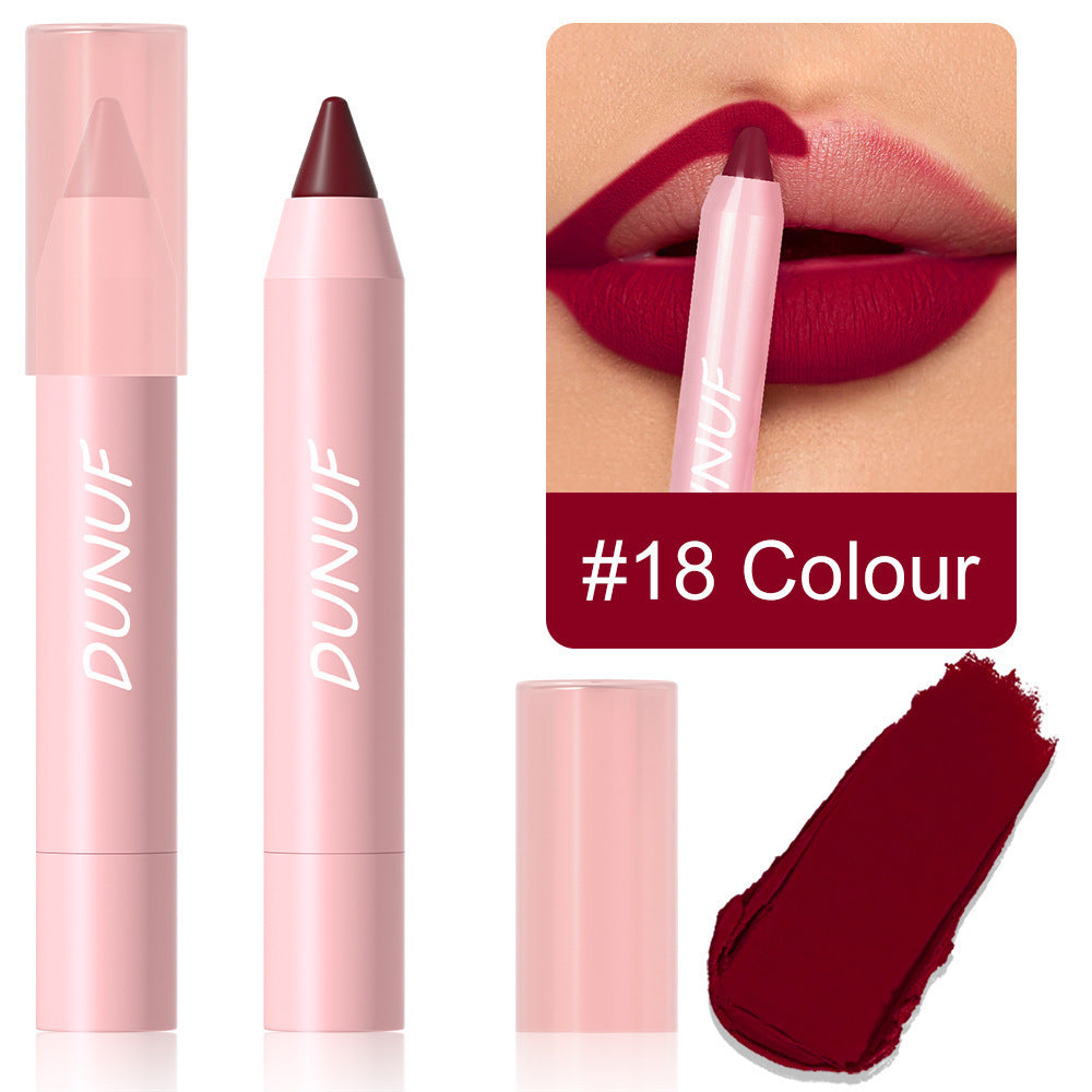 Matte Velvet Lipstick Dunuf18 Color for Easy Application and Bold Look - Teleplus Looks makeup dunuf18 color matte