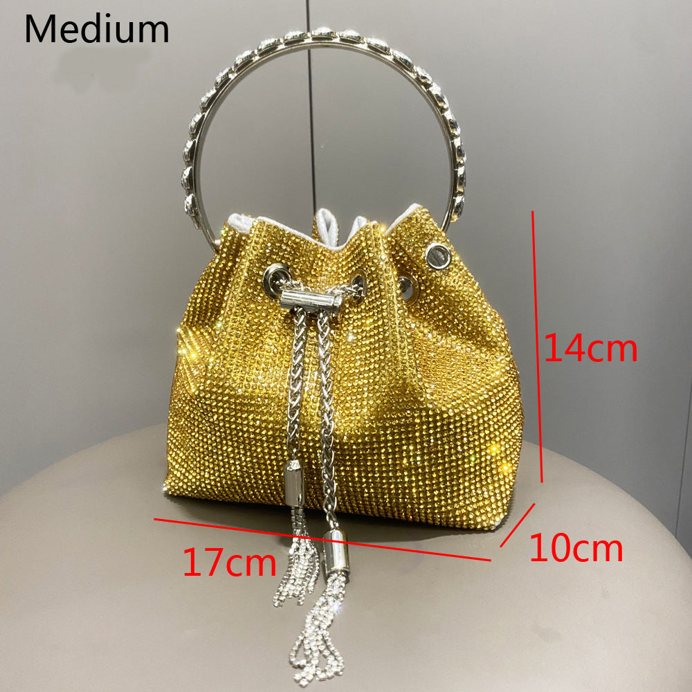 Medium-sized Polyester Fiber Lining for Shiny Diamond Handbag and Accessories - Teleplus Medium american shiny diamond
