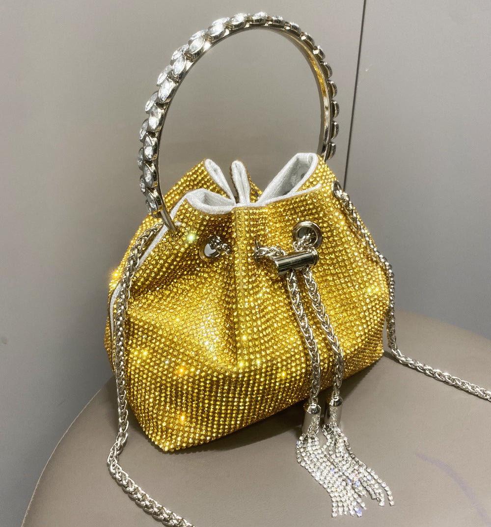 Medium-sized Polyester Fiber Lining for Shiny Diamond Handbag and Accessories - Teleplus Medium american shiny diamond