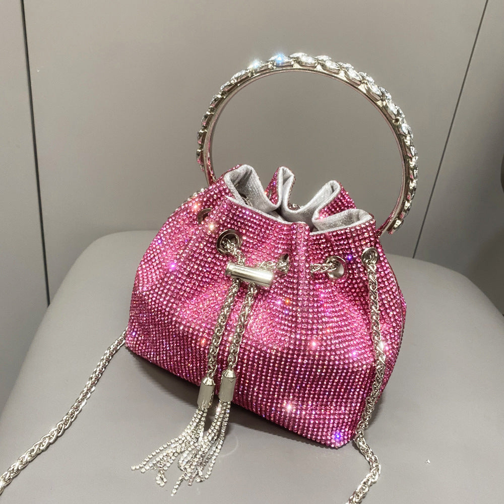 Medium-sized Polyester Fiber Lining for Shiny Diamond Handbag and Accessories - Teleplus Medium american shiny diamond