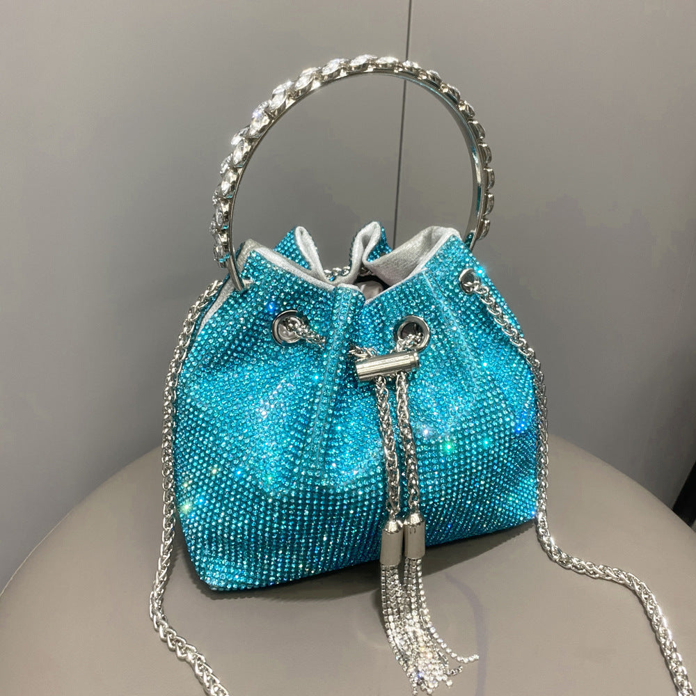 Medium-sized Polyester Fiber Lining for Shiny Diamond Handbag and Accessories - Teleplus Medium american shiny diamond