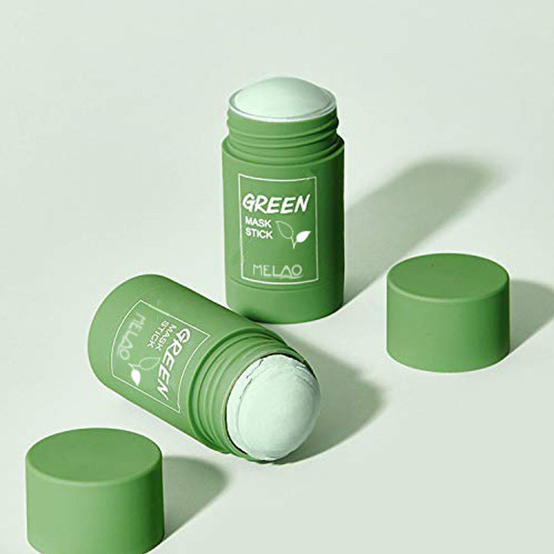 Melao Green Tea Solid Clay Mask Stick for Universal Skin Care - Get Silky with melao green tea solid clay mask stick