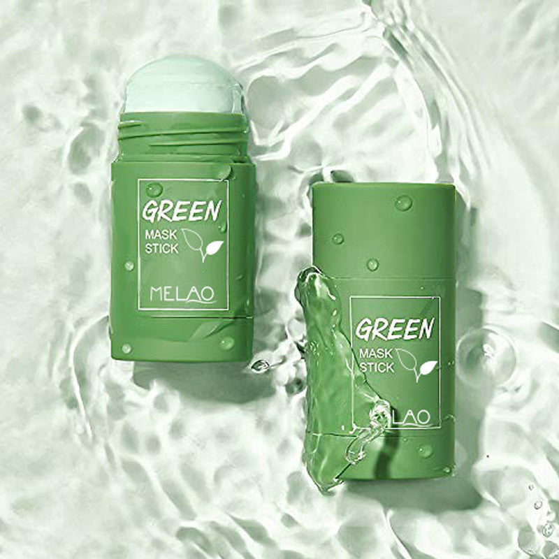 Melao Green Tea Solid Clay Mask Stick for Universal Skin Care - Get Silky with melao green tea solid clay mask stick