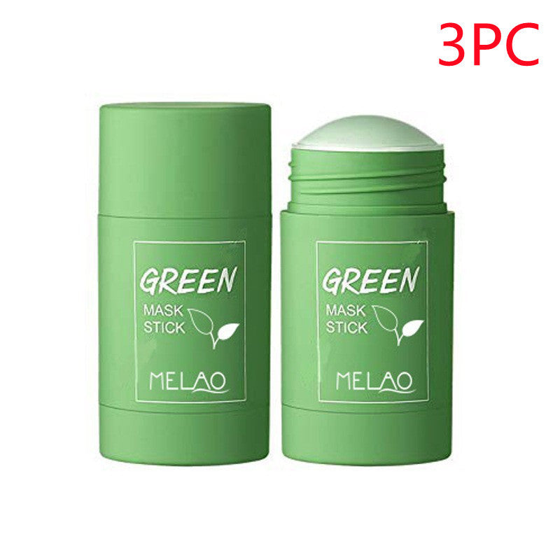 Melao Green Tea Solid Clay Mask Stick for Universal Skin Care - Get Silky with melao green tea solid clay mask stick