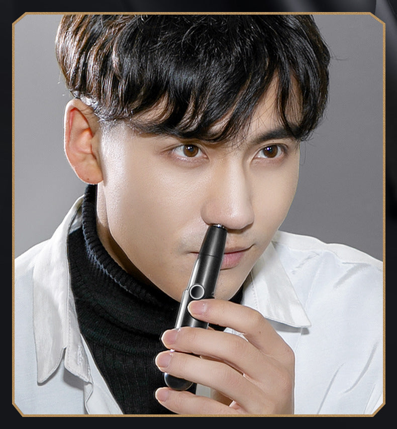 Rechargeable Electric Nose Hair Trimmer with Removable Cutter Head - Shaving for Grooming Gaffes convenient electric