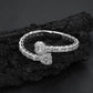 Men’s And Women’s Fashion Heart-shaped Zircon Bracelet - Men’s and Women’s Heart-shaped Zircon Bracelet