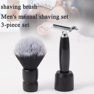 Bathroom Pendant Knife Shaver Brush Suit with Razor and Bowl - Holder for the Grooming Guru bathroom pendant knife