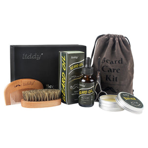Men’s Beard Care Kit with Essential Oils for Nourishing and Styling - Dapper Dudes beard care kit essential oils