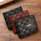 Mens Bifold Wallet Black Brown PU Leather Slim RFID Blocking Card Holder