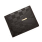 Mens Bifold Wallet Black Brown PU Leather Slim RFID Blocking Card Holder