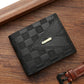 Mens Bifold Wallet Black Brown PU Leather Slim RFID Blocking Card Holder