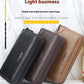 Mens Bifold Wallet Slim PU Leather RFID Blocking Business Card Holder Black Brown