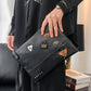 Men’s Black Clutch Bag with Anti-Theft Features and Soft Handle in the United States - Crossbody Handbag a Silly