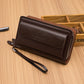 Men’s Business Clutch with Double Zipper Large Capacity in United States - Size Matters united states chf double zipper