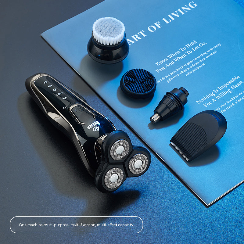 Rechargeable Washable Shaver with USB Charging and Waterproof Design - Men’s for Smooth Fun rechargeable washable shaver