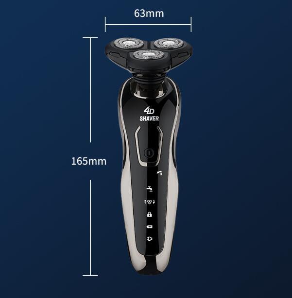 Rechargeable Washable Shaver with USB Charging and Waterproof Design - Men’s for Smooth Fun rechargeable washable shaver