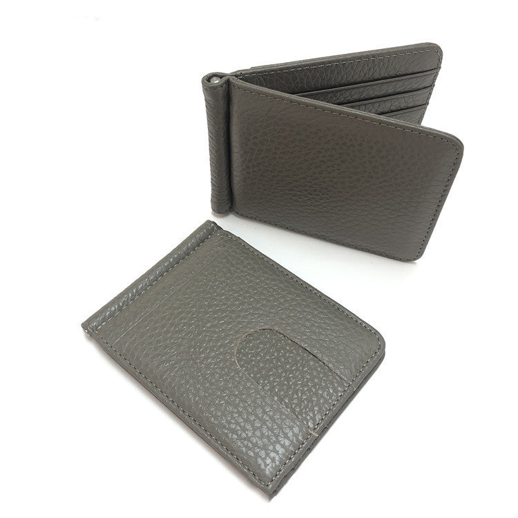 Men’s Genuine Leather Wallet in US CHF CH reference Multiple Colors - Dapper Drop Pattern for Short Style Wizards