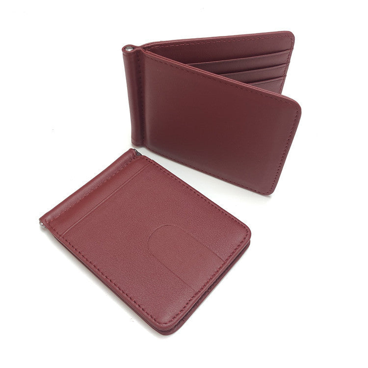 Men’s Genuine Leather Wallet in US CHF CH reference Multiple Colors - Dapper Drop Pattern for Short Style Wizards