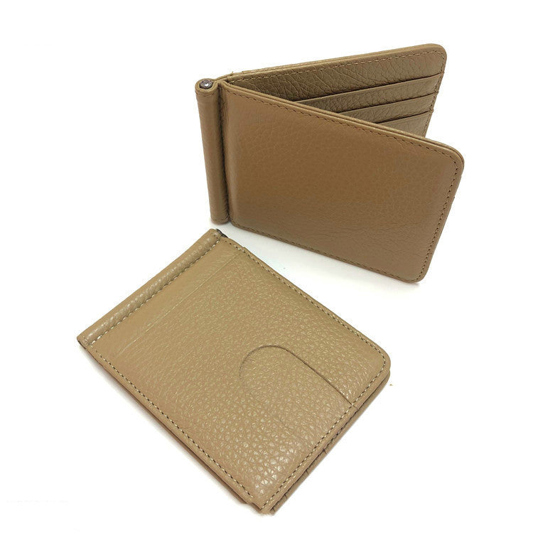 Men’s Genuine Leather Wallet in US CHF CH reference Multiple Colors - Dapper Drop Pattern for Short Style Wizards