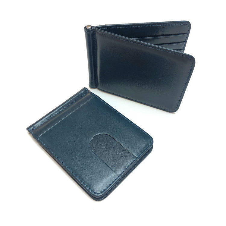 Men’s Genuine Leather Wallet in US CHF CH reference Multiple Colors - Dapper Drop Pattern for Short Style Wizards