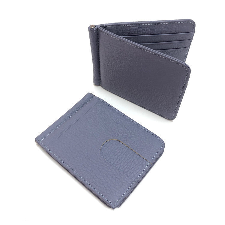 Men’s Genuine Leather Wallet in US CHF CH reference Multiple Colors - Dapper Drop Pattern for Short Style Wizards