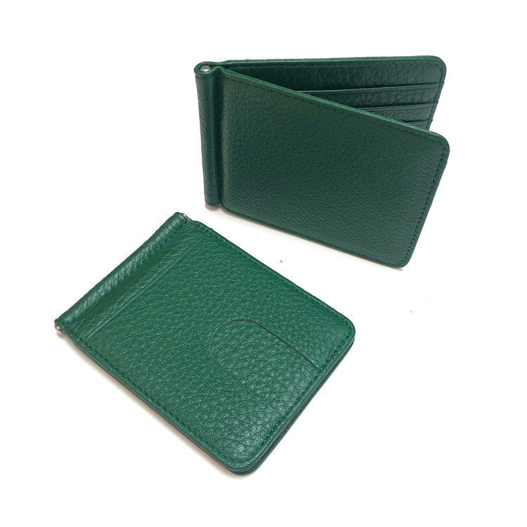 Men’s Genuine Leather Wallet in US CHF CH reference Multiple Colors - Dapper Drop Pattern for Short Style Wizards